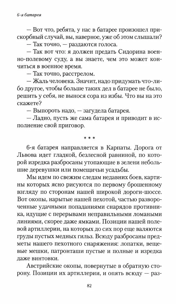 Болеслав Веверн - 6-я батарея: 1914-1917. Повесть о времени великого служения Родине - Страница № 83