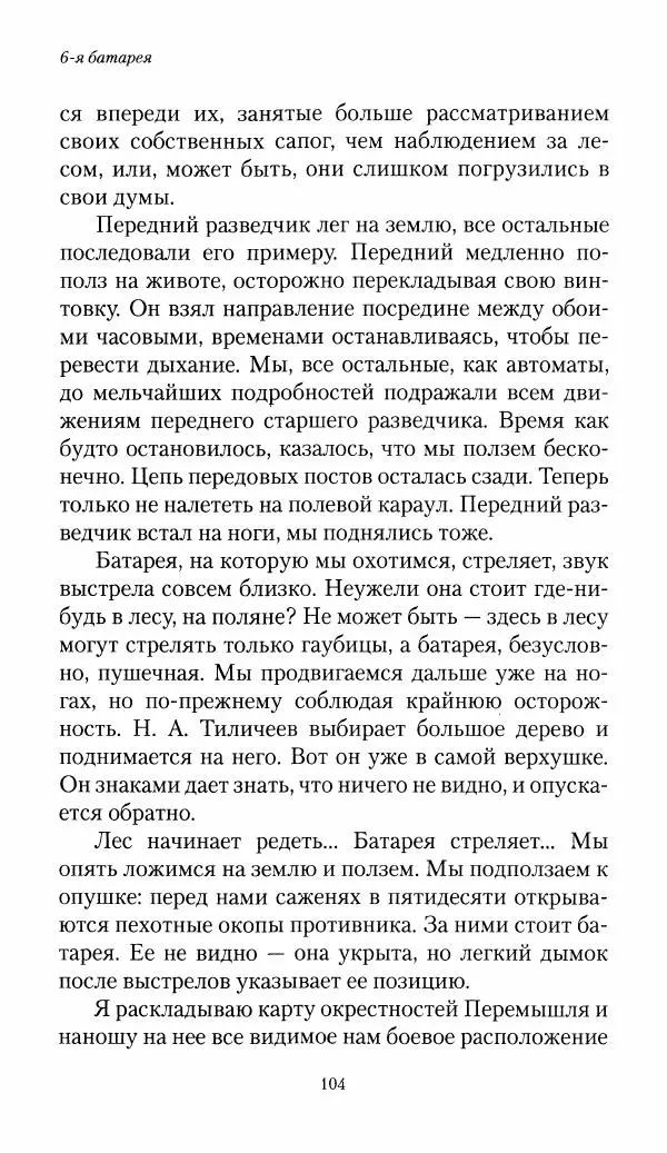 Болеслав Веверн - 6-я батарея: 1914-1917. Повесть о времени великого служения Родине - Страница № 105