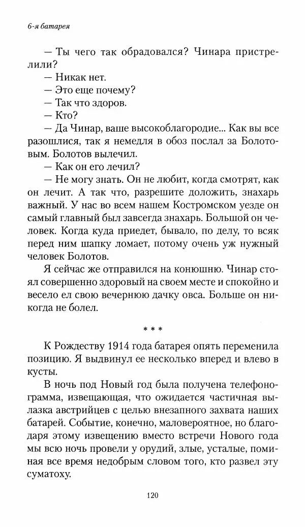Болеслав Веверн - 6-я батарея: 1914-1917. Повесть о времени великого служения Родине - Страница № 121