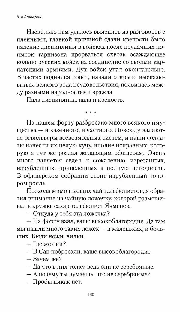 Болеслав Веверн - 6-я батарея: 1914-1917. Повесть о времени великого служения Родине - Страница № 161