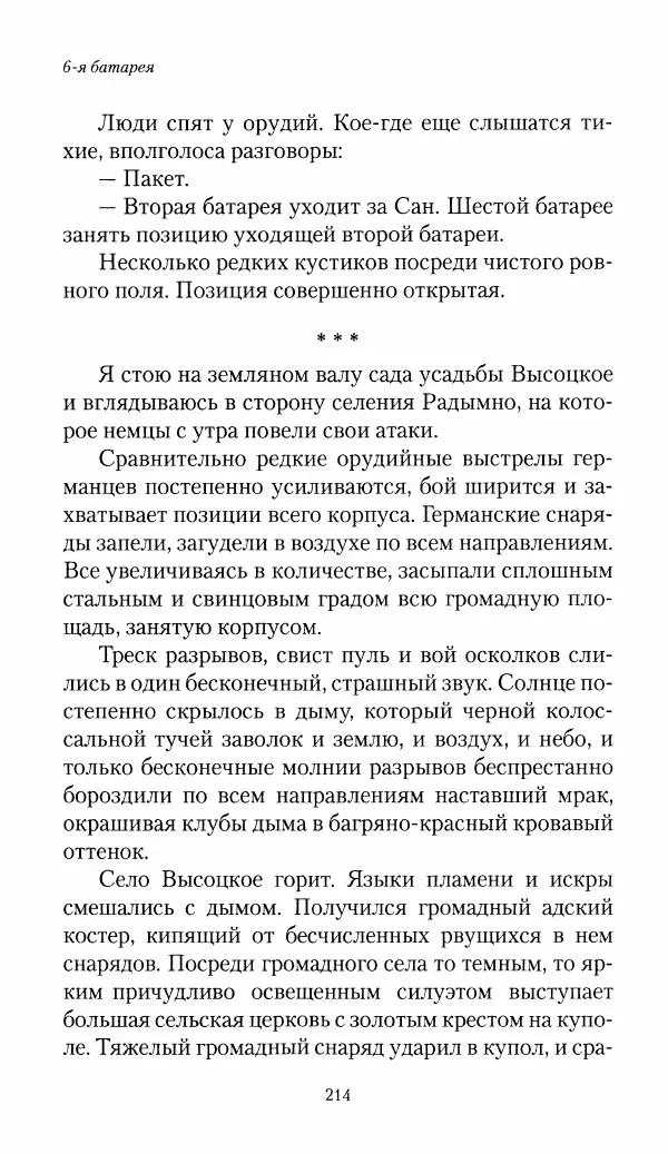 Болеслав Веверн - 6-я батарея: 1914-1917. Повесть о времени великого служения Родине - Страница № 215