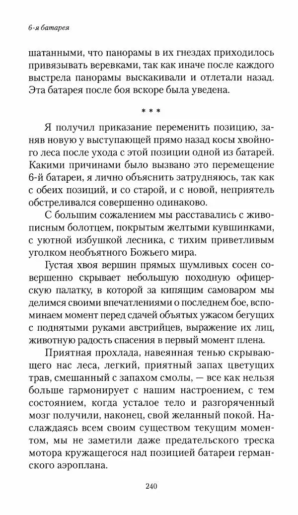 Болеслав Веверн - 6-я батарея: 1914-1917. Повесть о времени великого служения Родине - Страница № 241