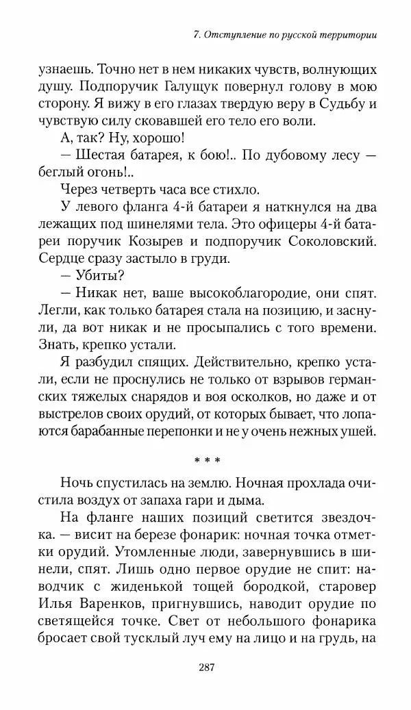 Болеслав Веверн - 6-я батарея: 1914-1917. Повесть о времени великого служения Родине - Страница № 288