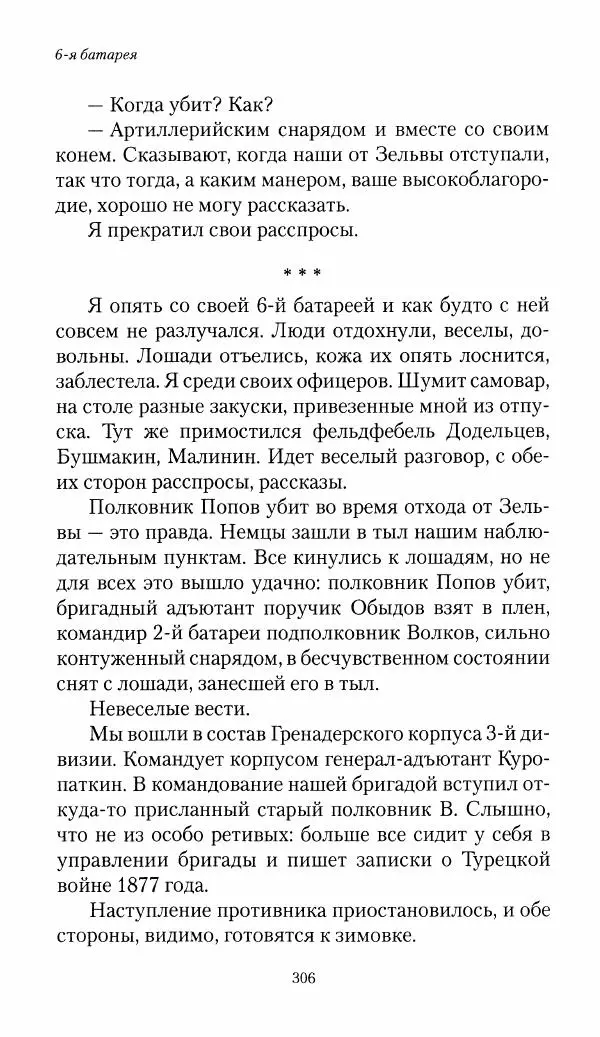 Болеслав Веверн - 6-я батарея: 1914-1917. Повесть о времени великого служения Родине - Страница № 307
