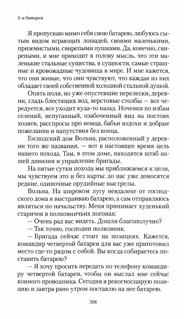 Болеслав Веверн - 6-я батарея: 1914-1917. Повесть о времени великого служения Родине - Страница № 309