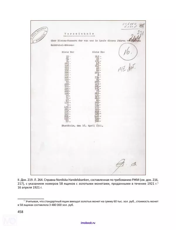 Александр Мосякин - Золото Российской империи и большевики. 1917-1922 гг. Том 1 - Страница № 459