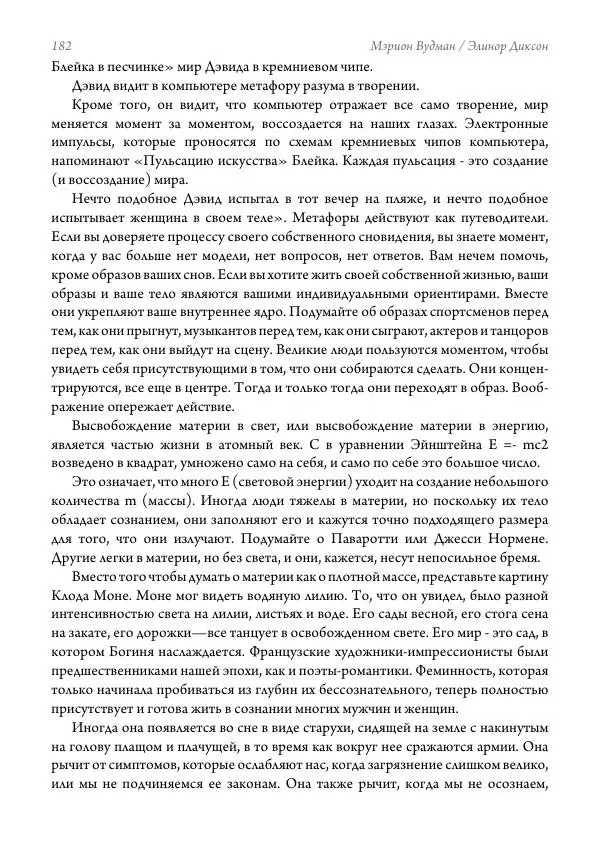 Мэрион Вудман - Танцующая в пламени. Темная богиня в трансформации сознания - Страница № 183