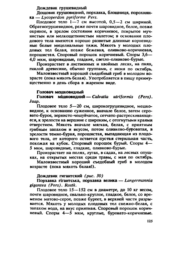 C. Вассер - Съедобные и ядовитые грибы Карпат. Справочник - Страница № 125