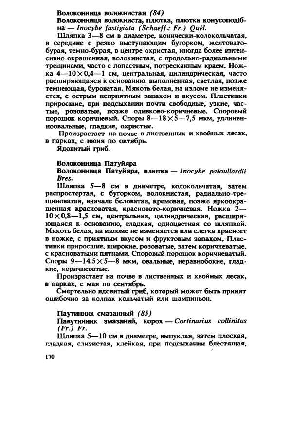 C. Вассер - Съедобные и ядовитые грибы Карпат. Справочник - Страница № 170