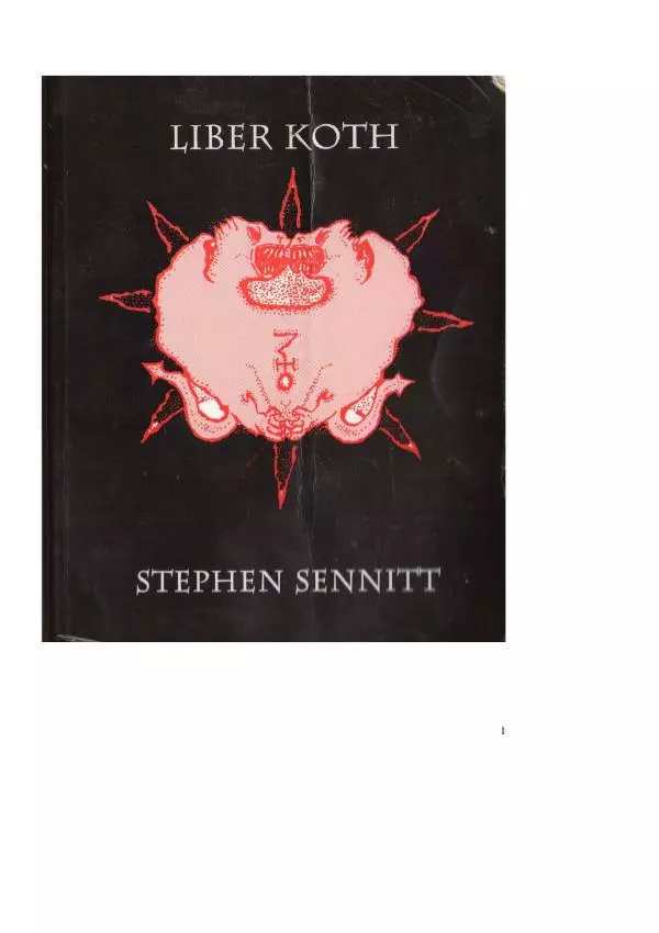 Стэфэн Сэннитт - Книга Котх - Страница № 1