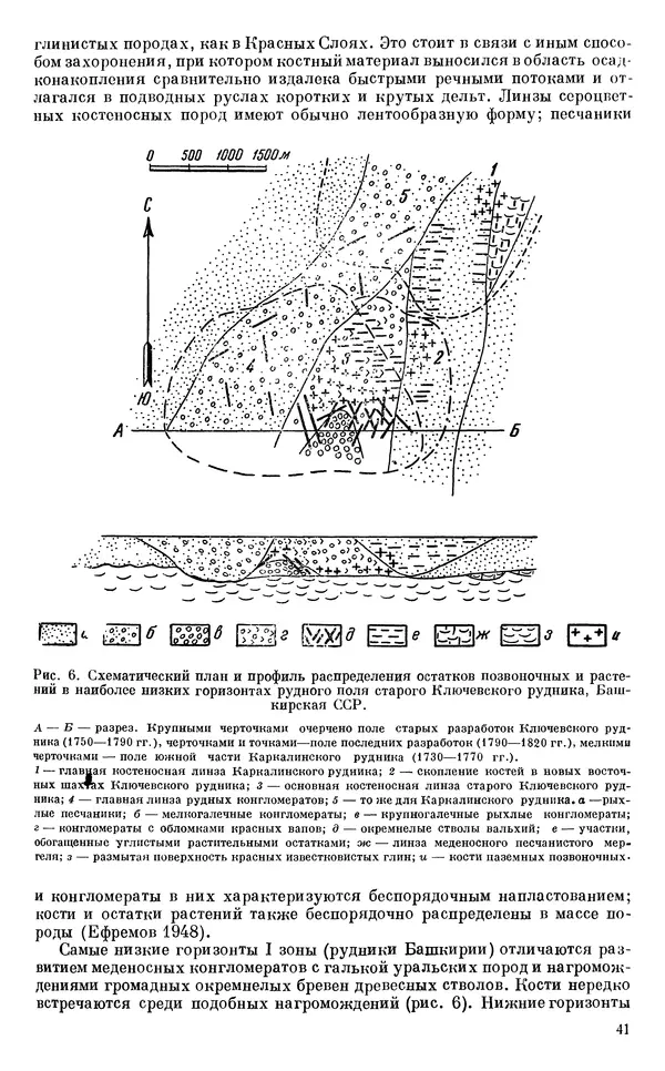 Иван Ефремов - Тафономия и геологическая летопись. Книга 1. Захоронение наземных фаун в палеозое - Страница № 41