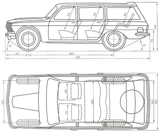 ГАЗ-24-02 «Волга». Журнал «Автолегенды СССР». Иллюстрация 21