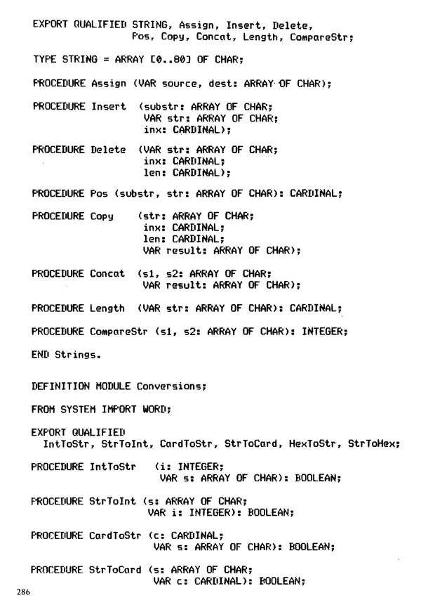 КулЛиб. Эд  Непли - Программирование на языке Модула-2. Страница № 286
