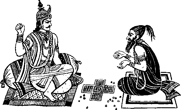 Махабхарата, или Сказание о великой битве потомков Бхараты. . Иллюстрация 1