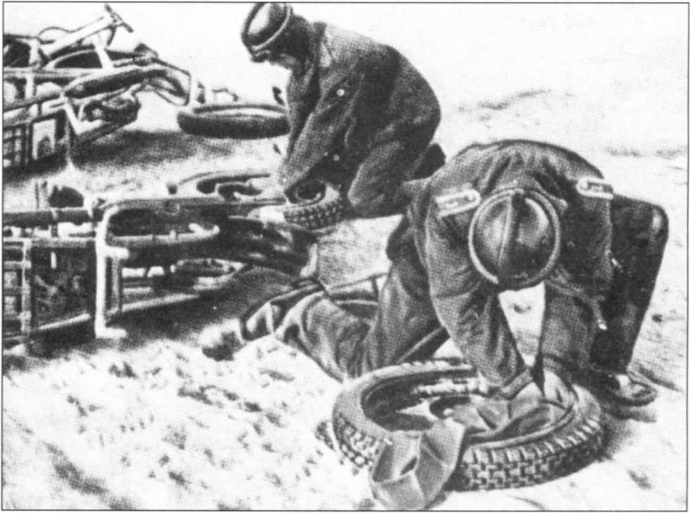 Мотоциклы Вермахта. Военное фото. Иллюстрация 147