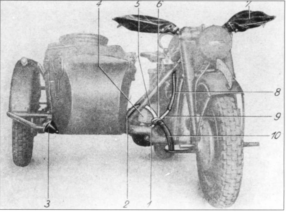 Мотоциклы Вермахта. Военное фото. Иллюстрация 163