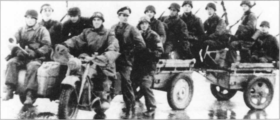 Мотоциклы Вермахта. Военное фото. Иллюстрация 167