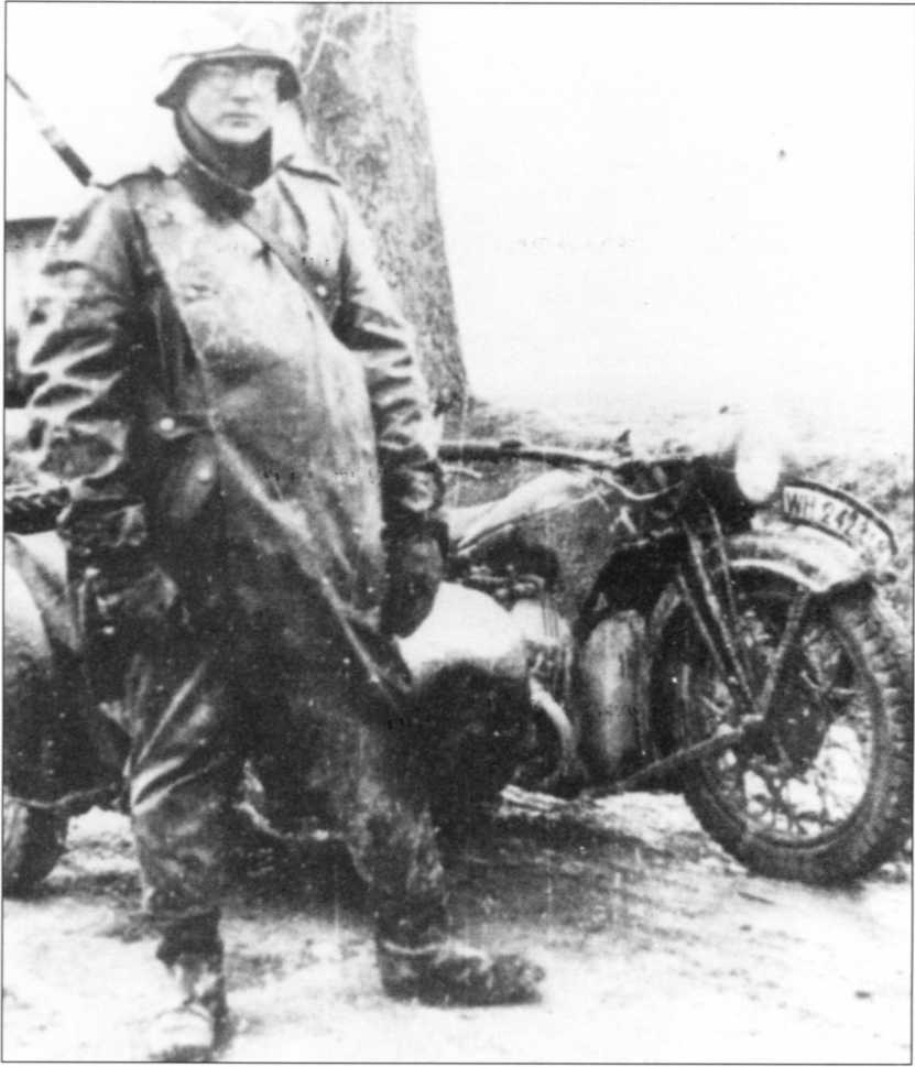 Мотоциклы Вермахта. Военное фото. Иллюстрация 179