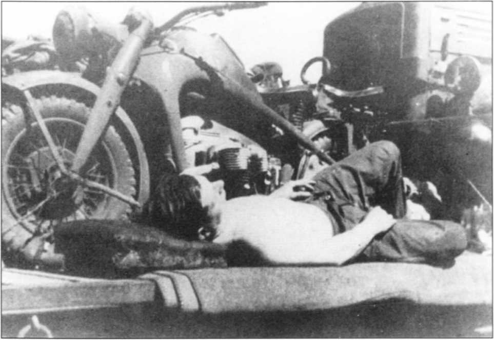 Мотоциклы Вермахта. Военное фото. Иллюстрация 205