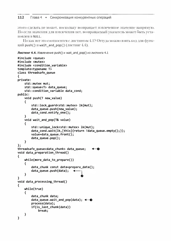 КулЛиб. Энтони  Уильямс - C++. Практика многопоточного программирования. Страница № 112