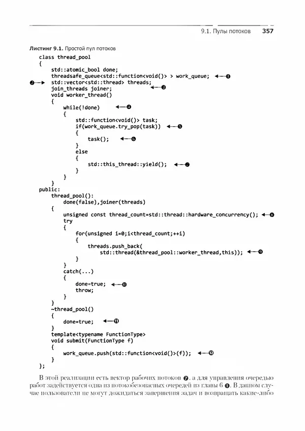 КулЛиб. Энтони  Уильямс - C++. Практика многопоточного программирования. Страница № 357