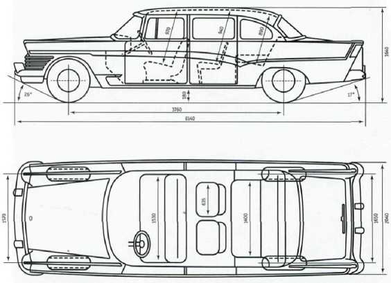 ЗИЛ-111. Журнал «Автолегенды СССР». Иллюстрация 22