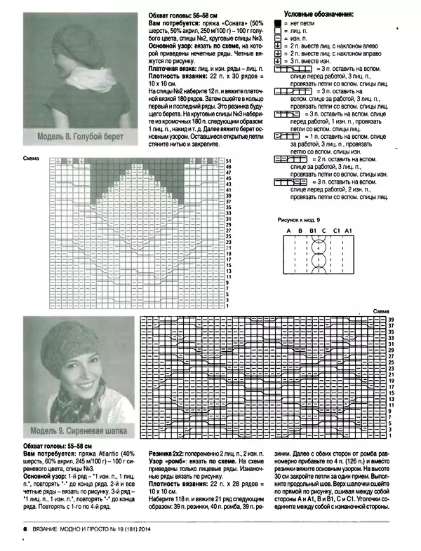 КулЛиб.   журнал Вязание модно и просто - Вязание модно и просто 2014 №19(201). Страница № 18