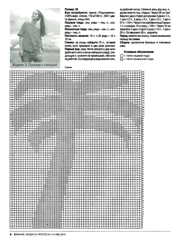 КулЛиб.   журнал Вязание модно и просто - Вязание модно и просто 2014 №14(196). Страница № 14