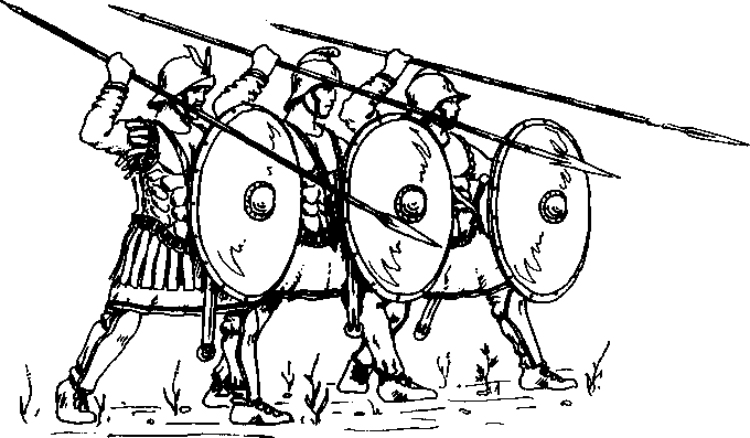 Римская армия рисунок легкий